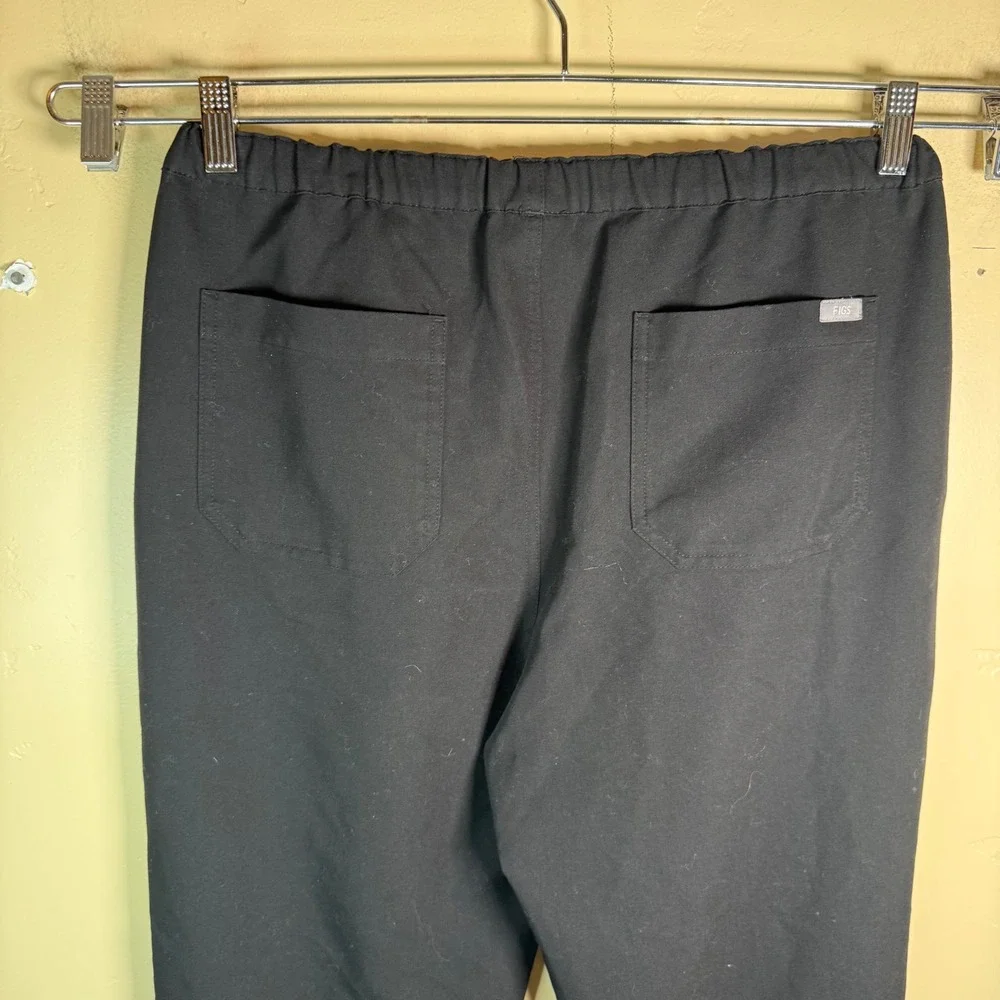 Figs Pisco Basic Scrub Pants Mens Large Black Technical Collection Healthcare